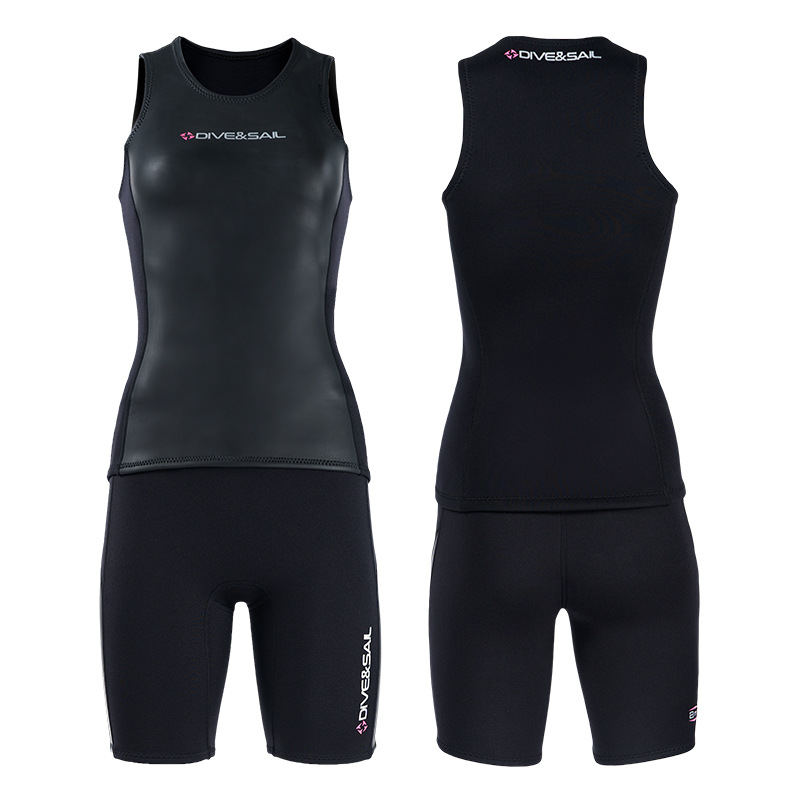 Wetsuit Men - เสื้อเวสต์เว็ทสูทหนังนีโอพรีน 2 มม. สำหรับผู้ชายและผู้หญิง ทรงเข้ารูป สำหรับฤดูหนาว