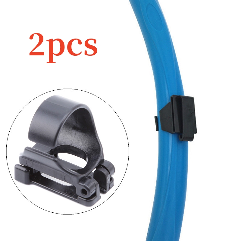 Snorkel Set - 2 ชิ้น/ชุด คลิปพลาสติกสำหรับยึดหน้ากากดำน้ำ ที่ยึดสายดำน้ำ ซิลิโคนสำหรับล็อกสายดำน้ำ ที่ล็อกแว่นดำน้ำ