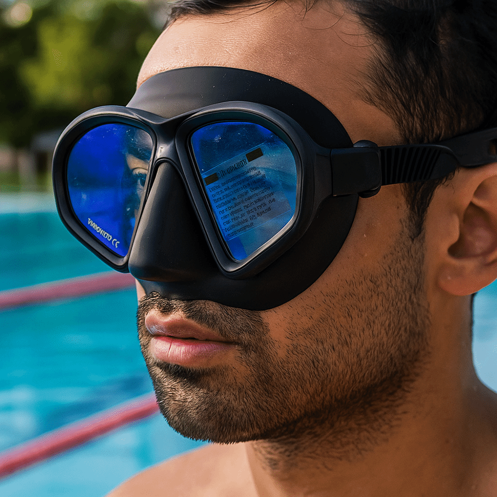 Snorkel Set - หน้ากากดำน้ำแบบกระจกนิรภัยพับได้ ชุดดำน้ำแบบ J-Type หน้ากากดำน้ำตื้น ชุดดำน้ำตื้นแบบ Low