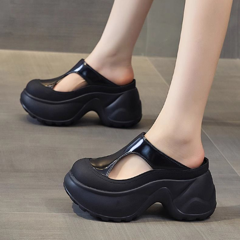 Water Shoes - รองเท้าแตะผู้หญิงแบบสวมใส่ในบ้าน รองเท้าแตะแบบหนาพื้นยาง รองเท้าลำลองสำหรับใส่ไปชายหาด รองเท้าสไลด์สำหรับผู้หญิง รองเท้าผ้าใบพื้นหนาสำหรับใส่กลางแจ้ง
