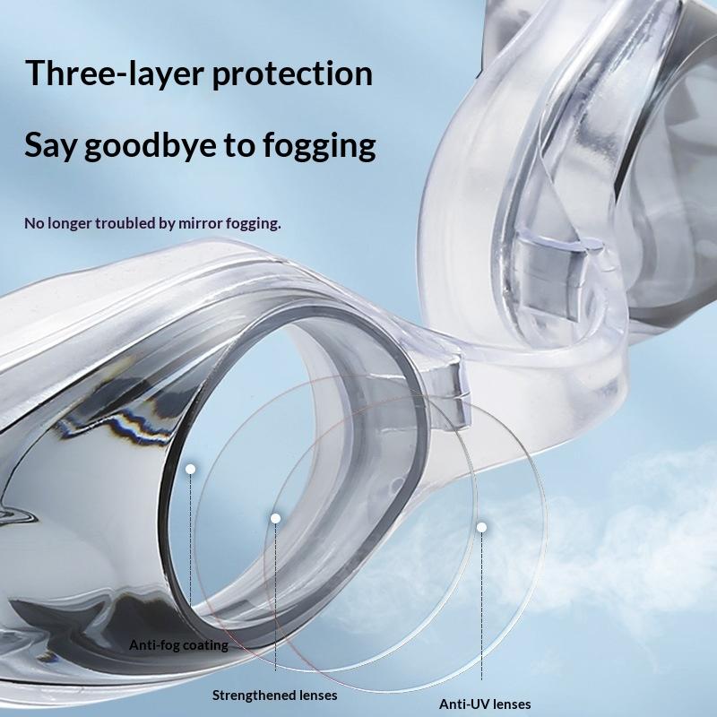 1PC แว่นตาซิลิโคน HD กันน้ำและ - Goggles Swim บทวิจารณ์และราคา