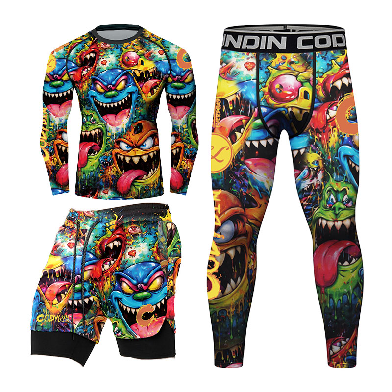 เสื้อรัดกล้ามเนื้อผู้ชายลายกรา - Rash Guard บทวิจารณ์และราคา