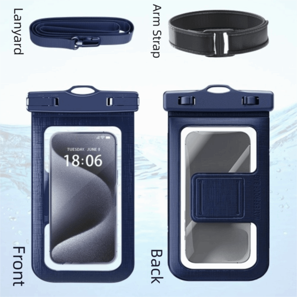 กระเป๋าใส่โทรศัพท์กันน้ำแบบสาย - Dry Bag Waterproof บทวิจารณ์และราคา