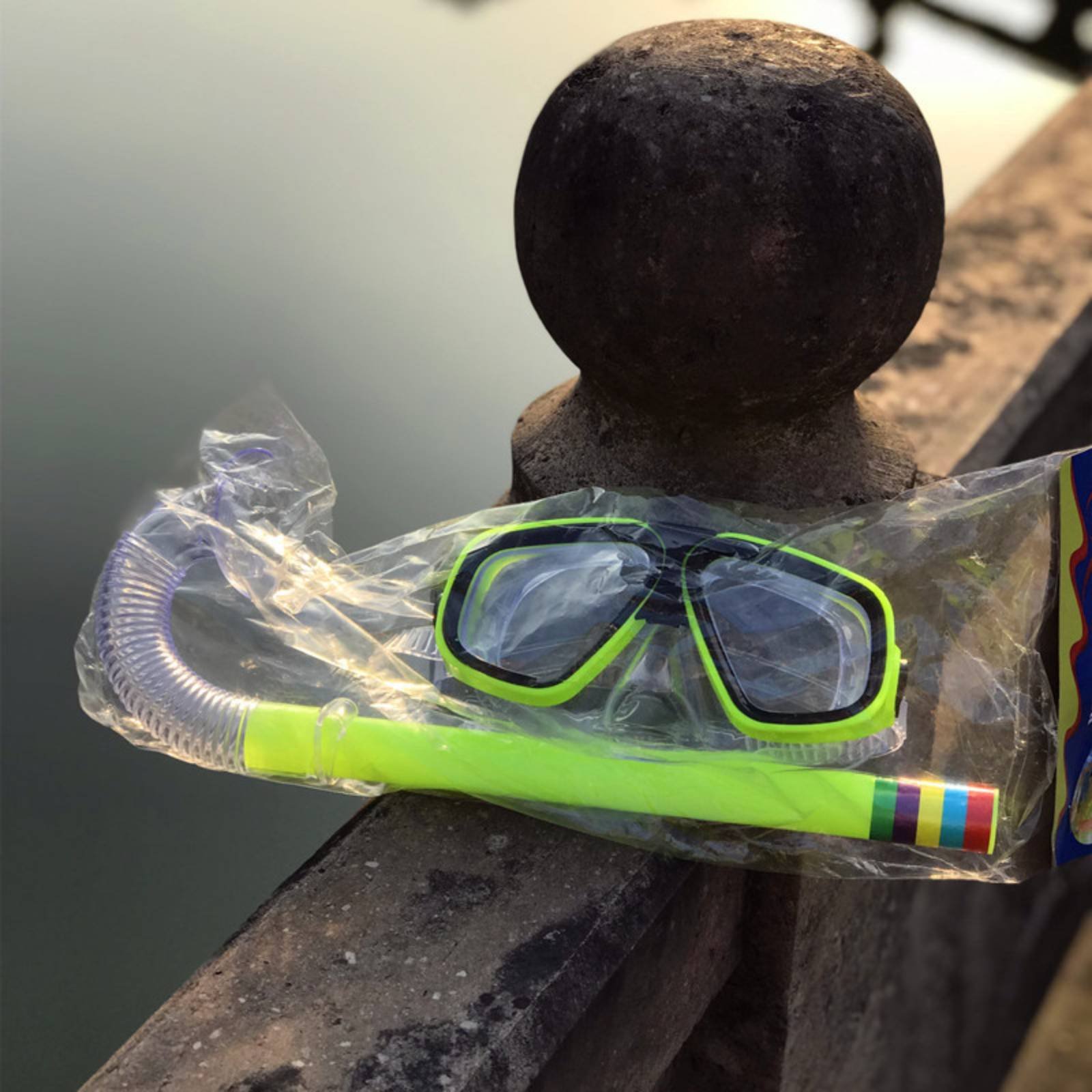 ชุดหน้ากากดำน้ำสำหรับเด็ก ชุดท - Snorkel Set บทวิจารณ์และราคา