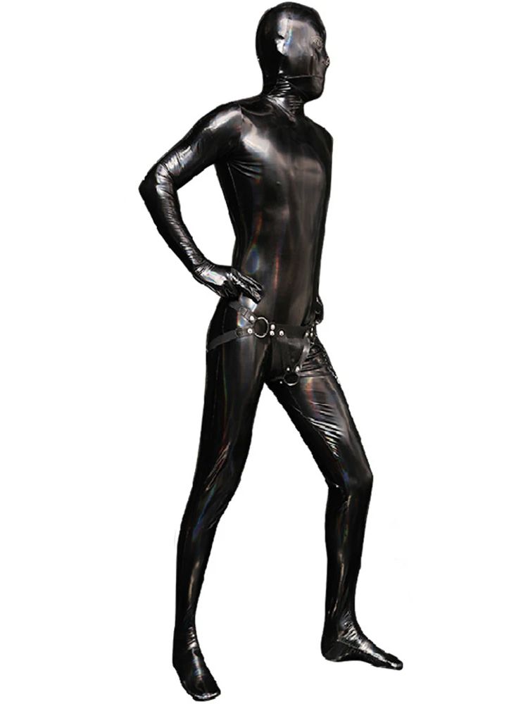 ชุดแคทสูท PVC แบบเปียกเงา สีสั - Wetsuit Men บทวิจารณ์และราคา