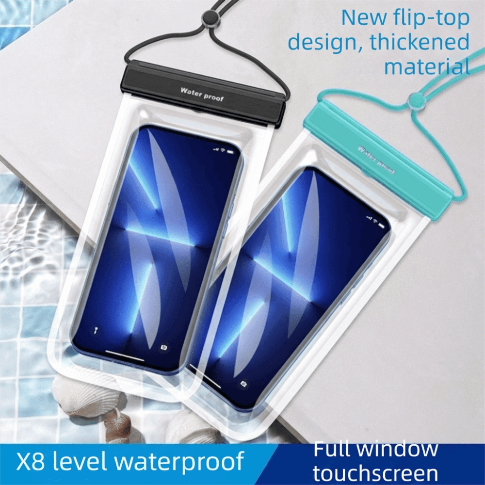 กระเป๋าโทรศัพท์กันน้ำแบบหน้าจอ - Dry Bag Waterproof บทวิจารณ์และราคา