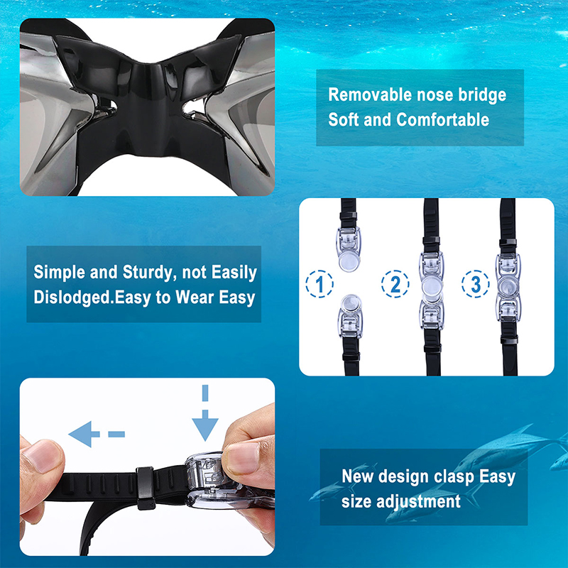 แว่นตาว่ายน้ํา แว่นตาว่ายน้ําส - Goggles Swim บทวิจารณ์และราคา