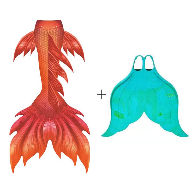 สกินหางนางเงือกสำหรับผู้หญิงสี - Swim Fins บทวิจารณ์และราคา