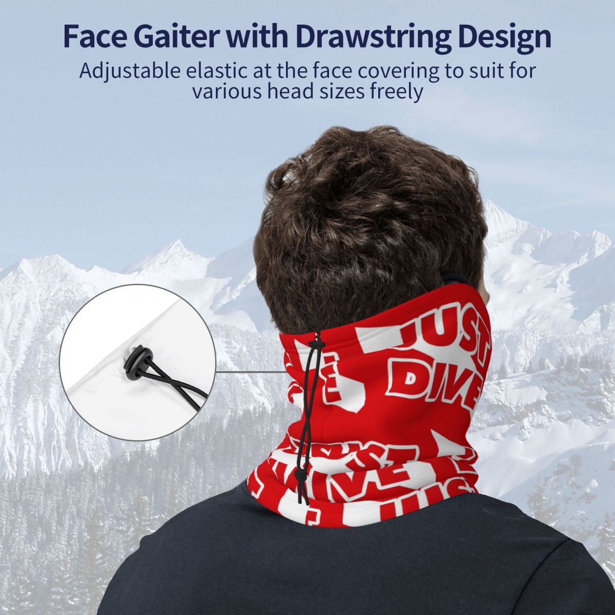 Just Dive ผ้าพันคอลายธงดำน้ำ ผ - Diving Mask บทวิจารณ์และราคา