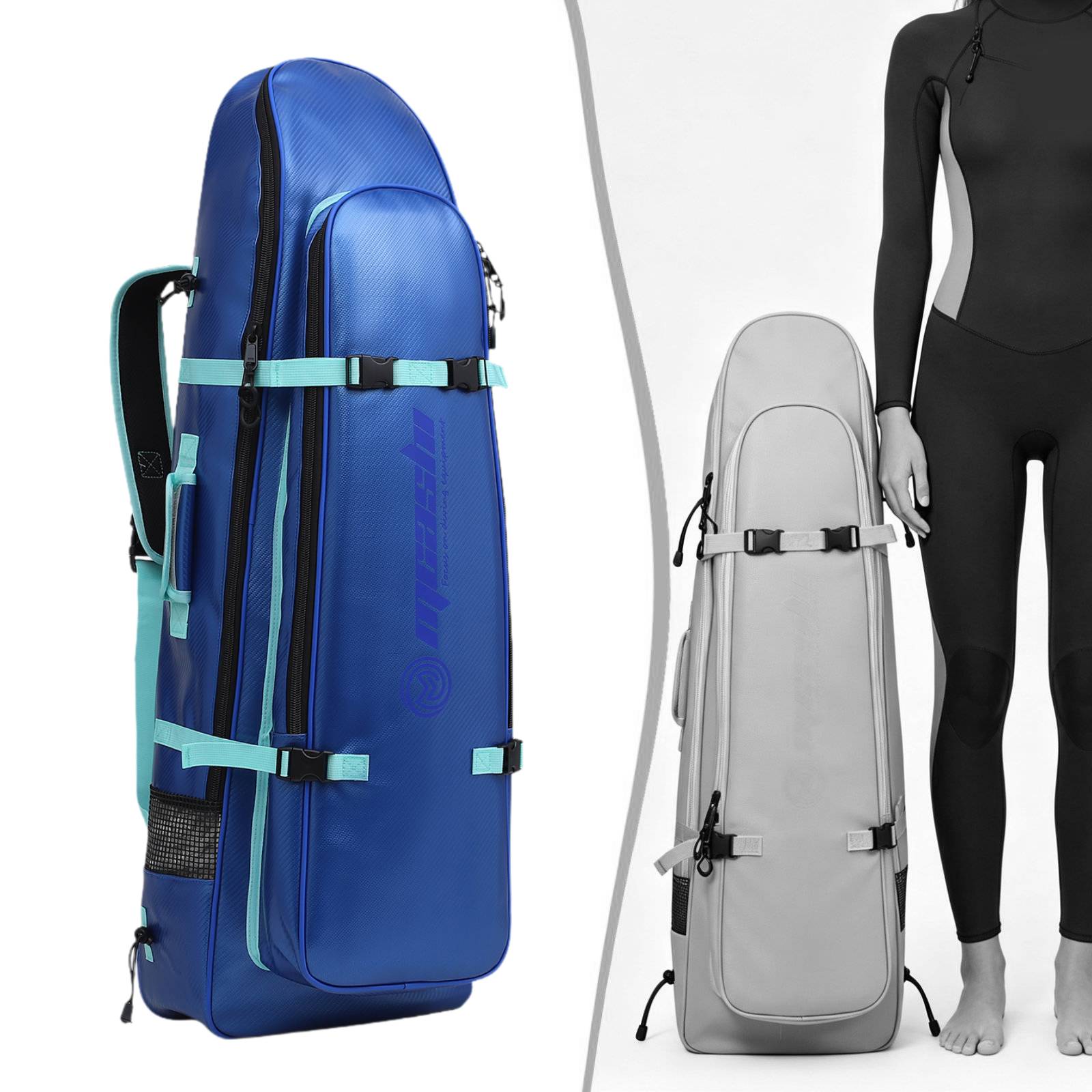 กระเป๋าใส่ฟินดำน้ำแบบพกพา กระเ - Snorkeling Gear บทวิจารณ์และราคา