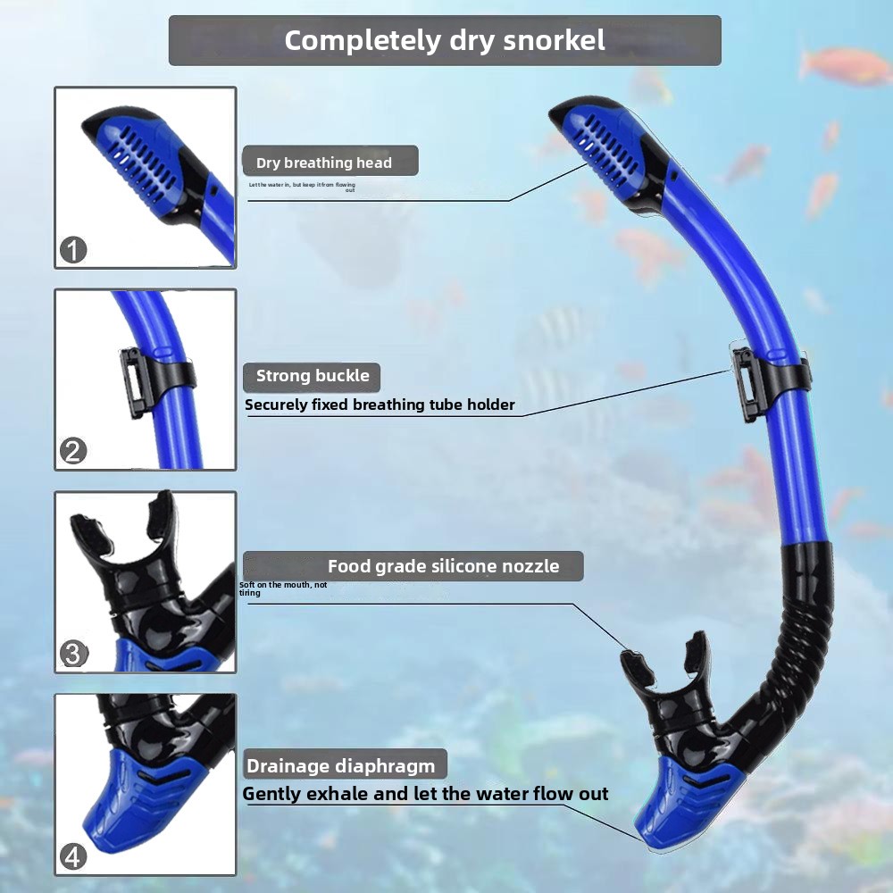 ชุดดำน้ำตื้น หน้ากากดำน้ำและสน - Snorkel Set บทวิจารณ์และราคา